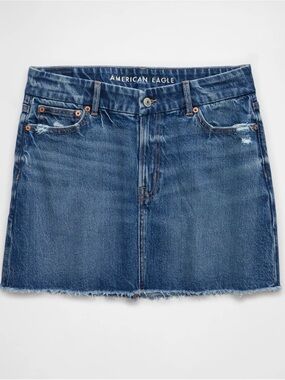 American Eagle Outfitters Blue Denim Mini Skirt